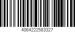 Código de barras (EAN, GTIN, SKU, ISBN): '4064222583327'