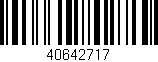 Código de barras (EAN, GTIN, SKU, ISBN): '40642717'