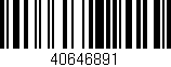 Código de barras (EAN, GTIN, SKU, ISBN): '40646891'
