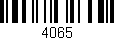 Código de barras (EAN, GTIN, SKU, ISBN): '4065'