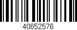 Código de barras (EAN, GTIN, SKU, ISBN): '40652576'