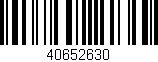 Código de barras (EAN, GTIN, SKU, ISBN): '40652630'