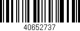 Código de barras (EAN, GTIN, SKU, ISBN): '40652737'