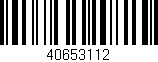 Código de barras (EAN, GTIN, SKU, ISBN): '40653112'