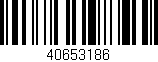 Código de barras (EAN, GTIN, SKU, ISBN): '40653186'