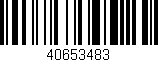 Código de barras (EAN, GTIN, SKU, ISBN): '40653483'