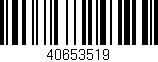 Código de barras (EAN, GTIN, SKU, ISBN): '40653519'