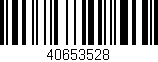 Código de barras (EAN, GTIN, SKU, ISBN): '40653528'