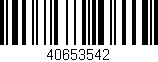 Código de barras (EAN, GTIN, SKU, ISBN): '40653542'