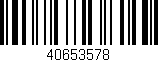 Código de barras (EAN, GTIN, SKU, ISBN): '40653578'