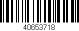 Código de barras (EAN, GTIN, SKU, ISBN): '40653718'