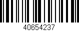 Código de barras (EAN, GTIN, SKU, ISBN): '40654237'