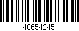 Código de barras (EAN, GTIN, SKU, ISBN): '40654245'