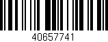 Código de barras (EAN, GTIN, SKU, ISBN): '40657741'