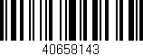 Código de barras (EAN, GTIN, SKU, ISBN): '40658143'
