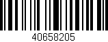 Código de barras (EAN, GTIN, SKU, ISBN): '40658205'