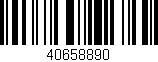 Código de barras (EAN, GTIN, SKU, ISBN): '40658890'