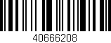 Código de barras (EAN, GTIN, SKU, ISBN): '40666208'