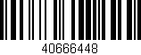 Código de barras (EAN, GTIN, SKU, ISBN): '40666448'