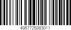 Código de barras (EAN, GTIN, SKU, ISBN): '4067725083011'