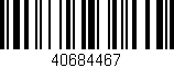 Código de barras (EAN, GTIN, SKU, ISBN): '40684467'