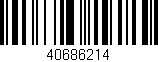 Código de barras (EAN, GTIN, SKU, ISBN): '40686214'