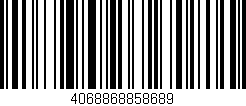 Código de barras (EAN, GTIN, SKU, ISBN): '4068868858689'