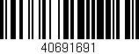 Código de barras (EAN, GTIN, SKU, ISBN): '40691691'