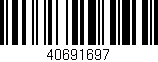 Código de barras (EAN, GTIN, SKU, ISBN): '40691697'