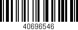 Código de barras (EAN, GTIN, SKU, ISBN): '40696546'
