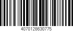 Código de barras (EAN, GTIN, SKU, ISBN): '4070128630775'