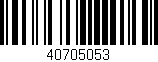 Código de barras (EAN, GTIN, SKU, ISBN): '40705053'