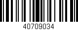 Código de barras (EAN, GTIN, SKU, ISBN): '40709034'