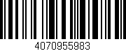 Código de barras (EAN, GTIN, SKU, ISBN): '4070955983'