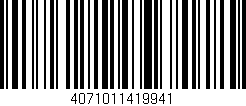 Código de barras (EAN, GTIN, SKU, ISBN): '4071011419941'