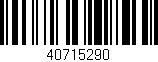 Código de barras (EAN, GTIN, SKU, ISBN): '40715290'