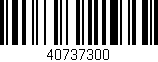 Código de barras (EAN, GTIN, SKU, ISBN): '40737300'