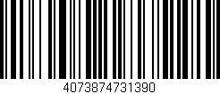 Código de barras (EAN, GTIN, SKU, ISBN): '4073874731390'