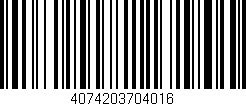 Código de barras (EAN, GTIN, SKU, ISBN): '4074203704016'