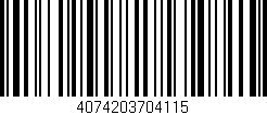 Código de barras (EAN, GTIN, SKU, ISBN): '4074203704115'