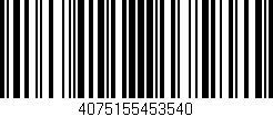 Código de barras (EAN, GTIN, SKU, ISBN): '4075155453540'