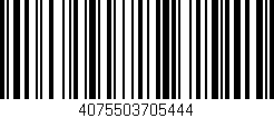Código de barras (EAN, GTIN, SKU, ISBN): '4075503705444'
