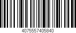 Código de barras (EAN, GTIN, SKU, ISBN): '4075557405840'