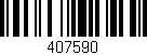 Código de barras (EAN, GTIN, SKU, ISBN): '407590'