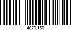 Código de barras (EAN, GTIN, SKU, ISBN): '4076.150'