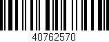 Código de barras (EAN, GTIN, SKU, ISBN): '40762570'