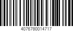 Código de barras (EAN, GTIN, SKU, ISBN): '4076780014717'