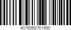 Código de barras (EAN, GTIN, SKU, ISBN): '4076869761990'