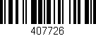 Código de barras (EAN, GTIN, SKU, ISBN): '407726'