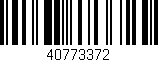 Código de barras (EAN, GTIN, SKU, ISBN): '40773372'
